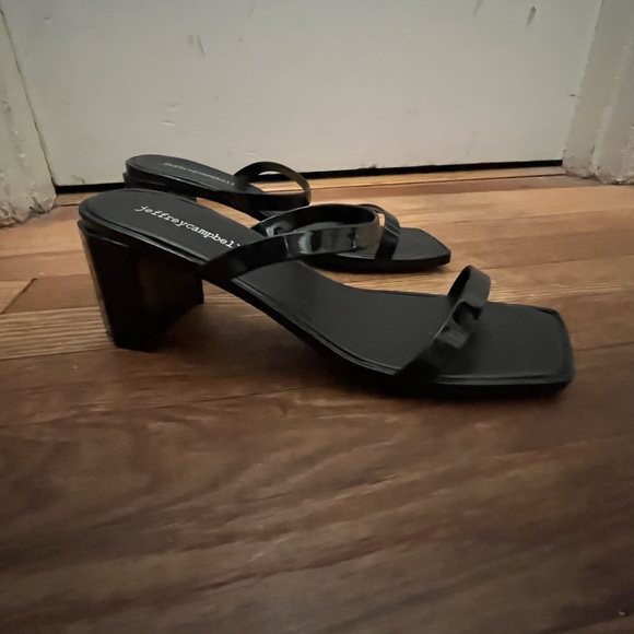 Jeffrey Campbell Jamm-3 Jelly Slide Sandal black size 9 - Picture 16 of 16